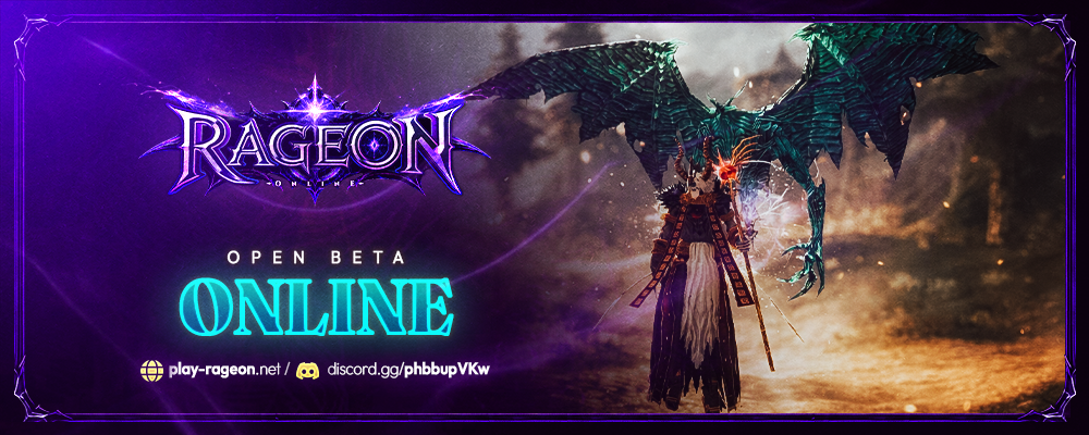 Rageon Online Season 2 Open Beta is NOW LIVE!